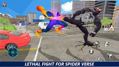 Venom Spiderweb superhero vs Iron spider Web hero截图1