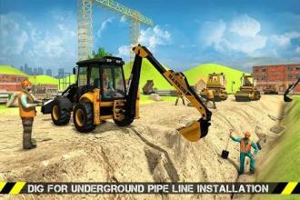 City Road Builder Construction Excavator Simulator截图4