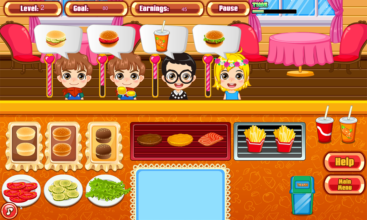 Burger Shop Maker截图2