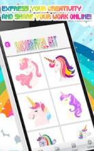 Unicorn Color By Number - Pixel Art Games截图3