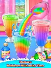 Unicorn Food - Rainbow Ice Cream Milkshake截图3