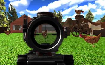 Chicken Shoot Roaster Sniper Hunting Challenge 3D截图2