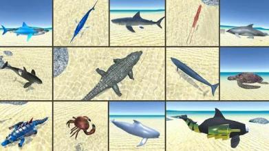 Sea Animal Kingdom Battle Simulator: Sea Monster截图1