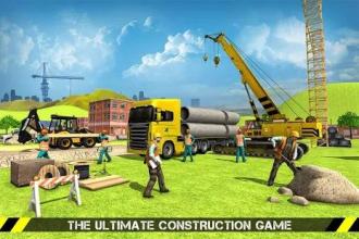 City Road Builder Construction Excavator Simulator截图3