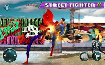 Superhero Fighting Games Grand Ring Arena Battle截图4