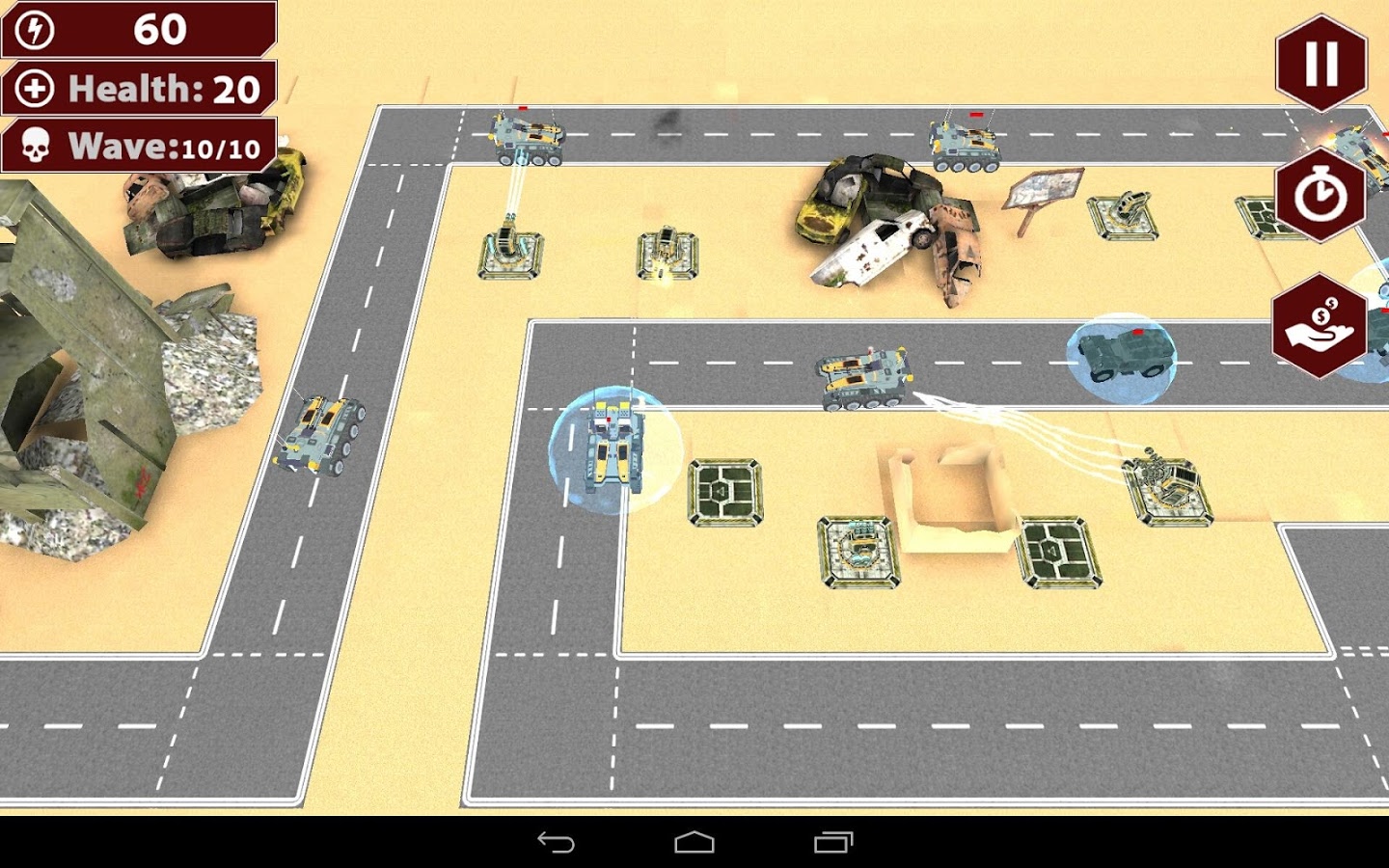 Tower Defense 3D Desert Strike截图1