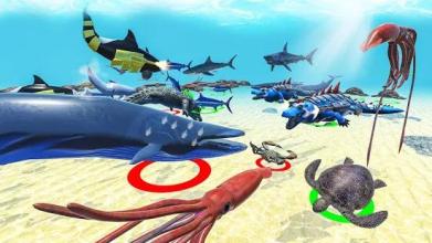 Sea Animal Kingdom Battle Simulator: Sea Monster截图3