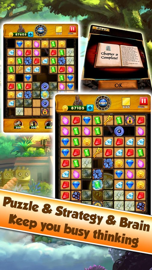 Gem Quest Hero - Match 3 Game截图3