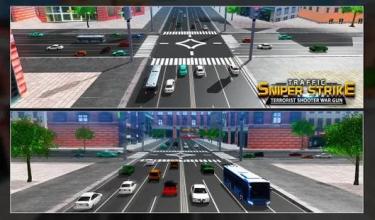 Traffic Sniper Strike Terrorist Shooter Gun War截图2