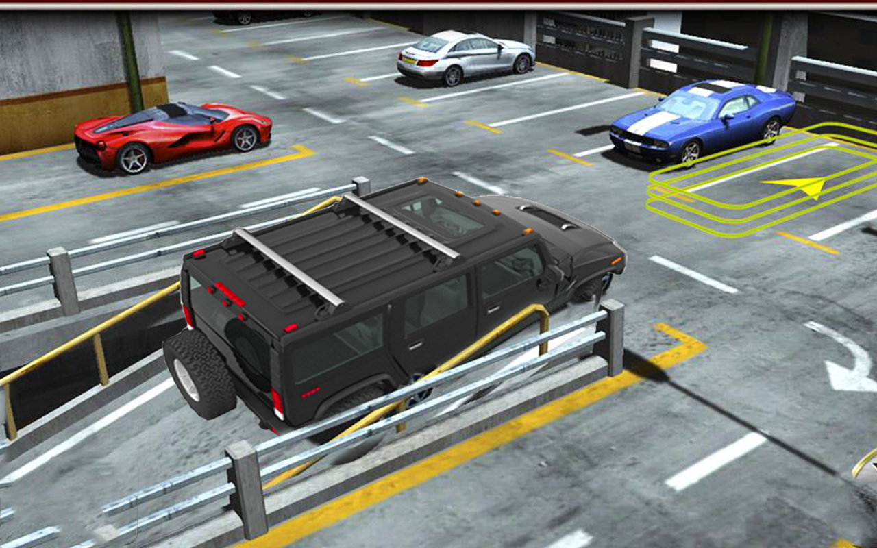 Multi Level Prado car Parking mania Game截图5