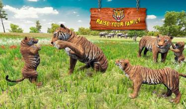 Ultimate Tiger Family Wild Animal Simulator Games截图4