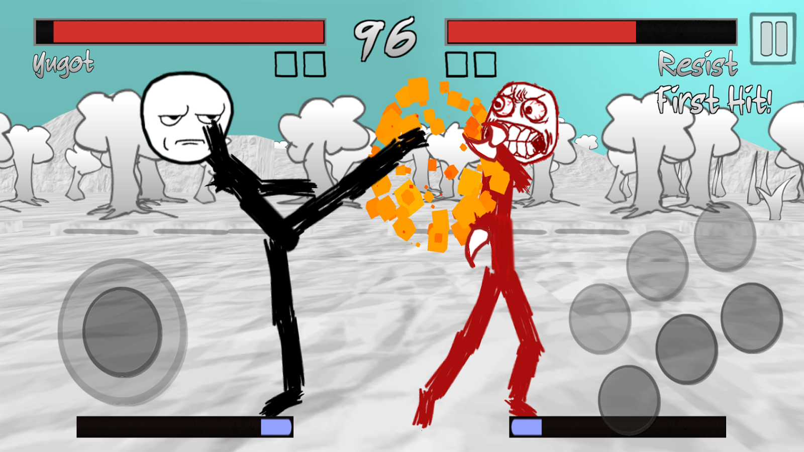 Stickman Meme Fight截图1