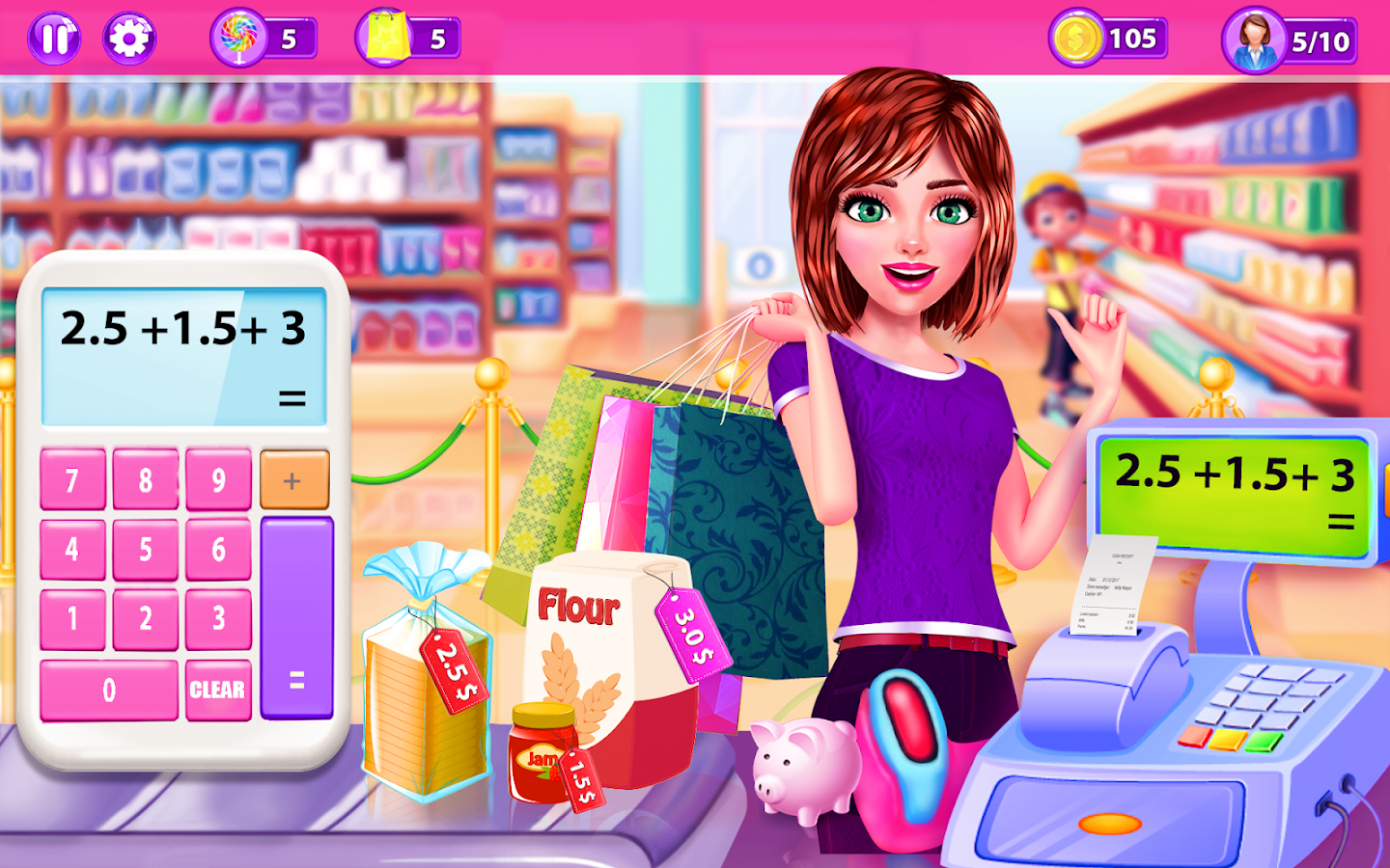 Supermarket Girl Cashier Game - Grocery Shopping截图3