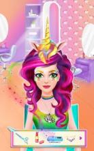 Unicorn Rainbow Makeover - Dress up & Makeup Game截图3