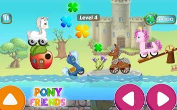 Pony Friends * - Beepzz racing game for kids截图2