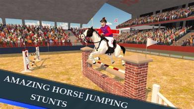 Horse Racing & Jumping Master 3D Stunts截图1