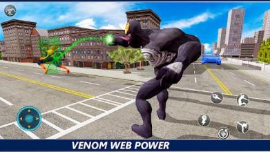 Venom Spiderweb superhero vs Iron spider Web hero截图2