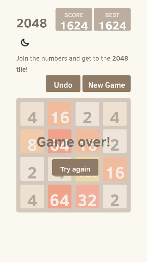 2048 Number Crazy Puzzle截图1