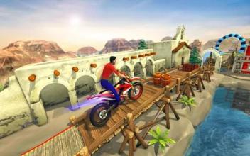 Bike Stunt Games 2018 Impossible Tracks截图1