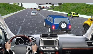 Highway Prado Racing Game截图4