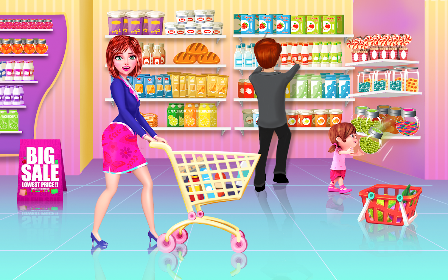 Supermarket Girl Cashier Game - Grocery Shopping截图1