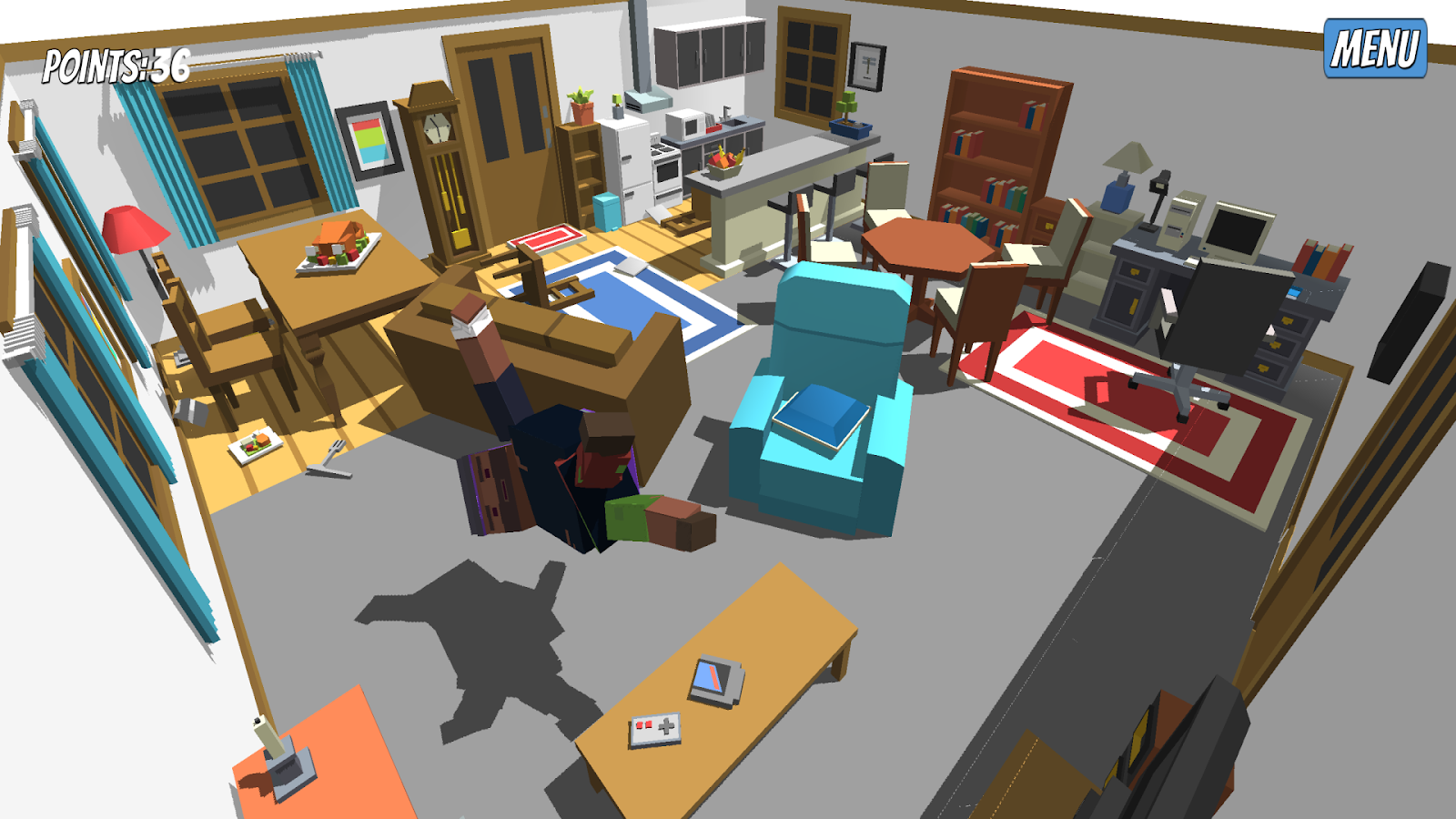 Ragdoll House Wrecker 3D截图1