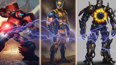 Superheroes Fighting Vs Robot Fighting Games截图2