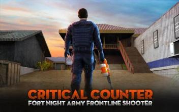 Critical Counter Night Army Frontline Shooter截图1