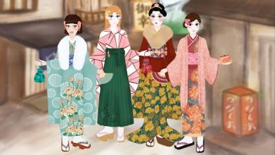 Japanese Traditional Fashion - Makeup & Dress up截图2