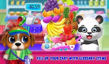 Panda's Supermarket Shopping Fun截图5