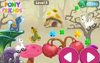 Pony Friends * - Beepzz racing game for kids截图3