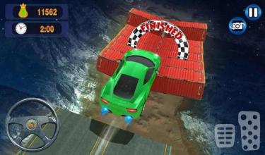 Mega ramp car driving - impossible car flip截图5