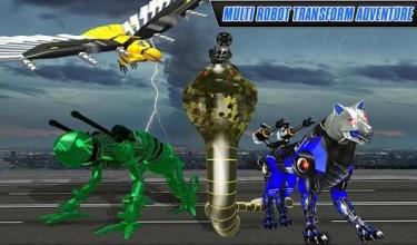 Multi Robot Transform Wolf, Snake, Falcon & Lizard截图1