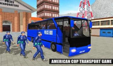 Police Bus Driving Sim: Off road Transport Duty截图5