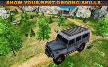 4x4 Army Truck Driving Simulator Mountain Climb截图1