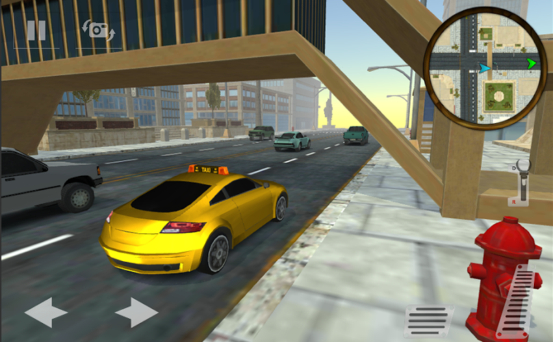 Taxi Driving Simulator 3D截图2