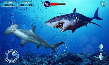 超级怪物蓝鲸鲨鱼游戏截图1