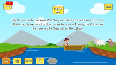 River Puzzle - IQ Test Mind截图2