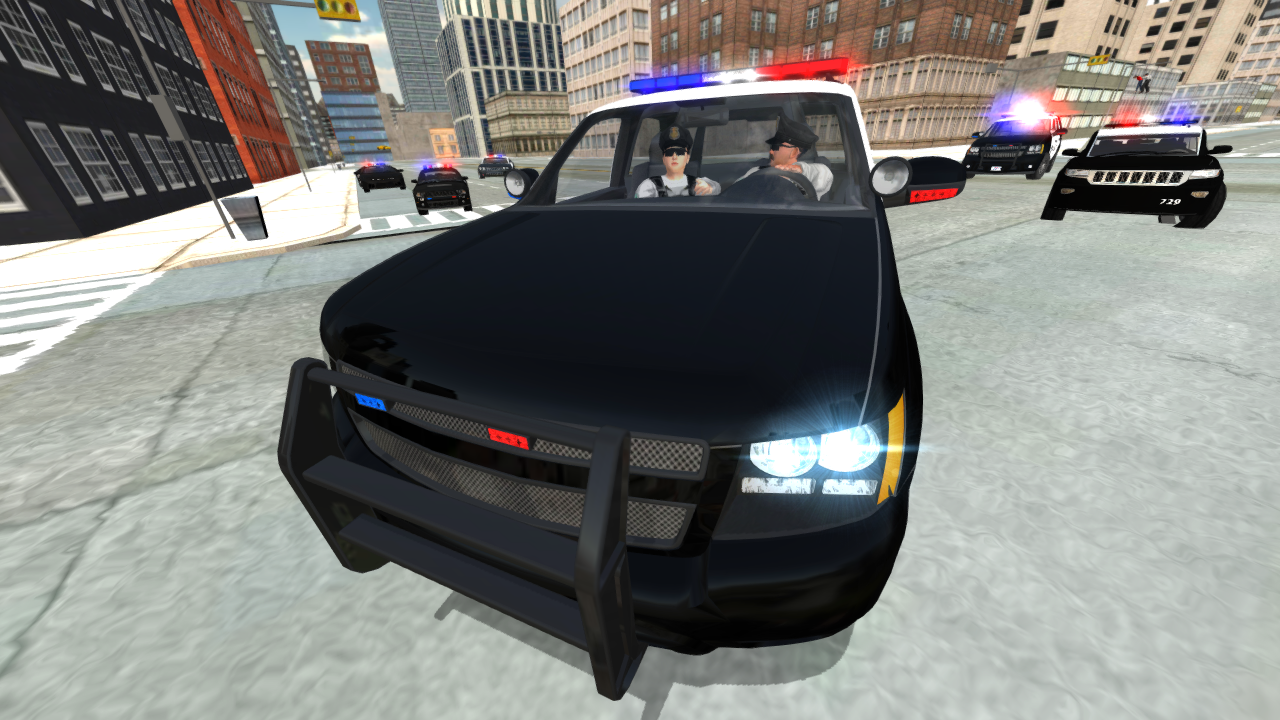 Cop Car Police Chase Driving截图3