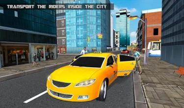 Taxi Cab ATV Quad Bike Limo City Taxi Driving Game截图4