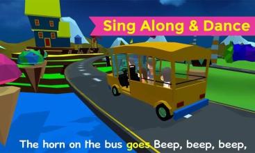 Wheels On The Bus Nursery Rhyme & Song For Toddler截图1