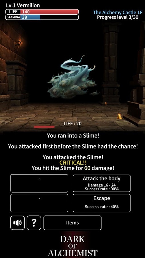 Dark of Alchemist - Dungeon Crawler RPG截图5