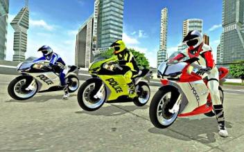 Fast Police Bike Simulator Hero Driver截图1