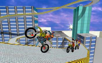 Superhero Bike Stunt Racing fever (kids game)截图4