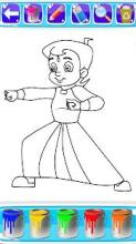 Superhero Bheem Coloring Book截图4