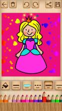 着色公主 - Princess Coloring Book截图2