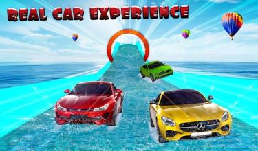 Water Slide Car Stunt Race截图1