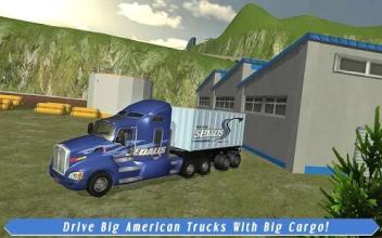 Cargo Truck Driver: American Transport截图2