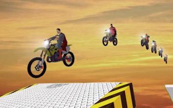 Superhero Bike Stunt Racing fever (kids game)截图2