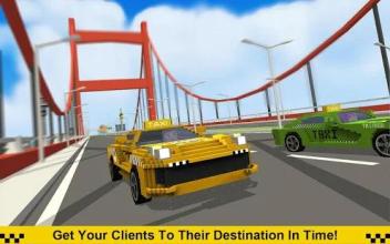 Crazy Taxi Driver: American Blocky Cab截图5